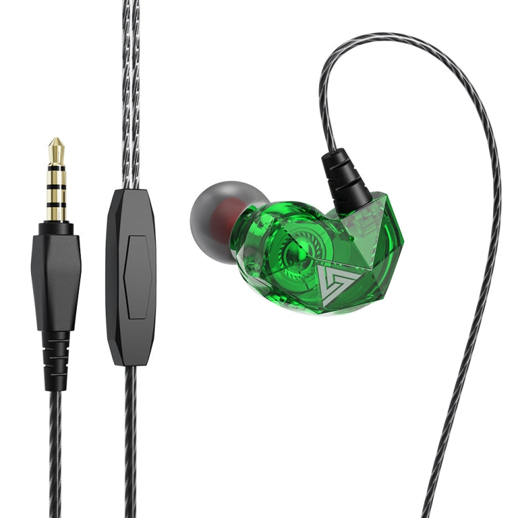 QKZ AK2 Sports In-ear Wired HiFi Sound Heavy Bass 3.5mm Earphone with Mic