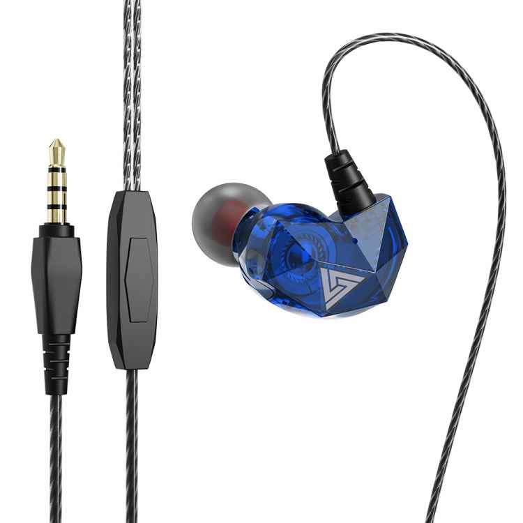 QKZ AK2 Sports In-ear Wired HiFi Sound Heavy Bass 3.5mm Earphone with Mic