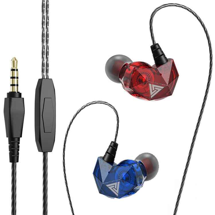 QKZ AK2 Sports In-ear Wired HiFi Sound Heavy Bass 3.5mm Earphone with Mic