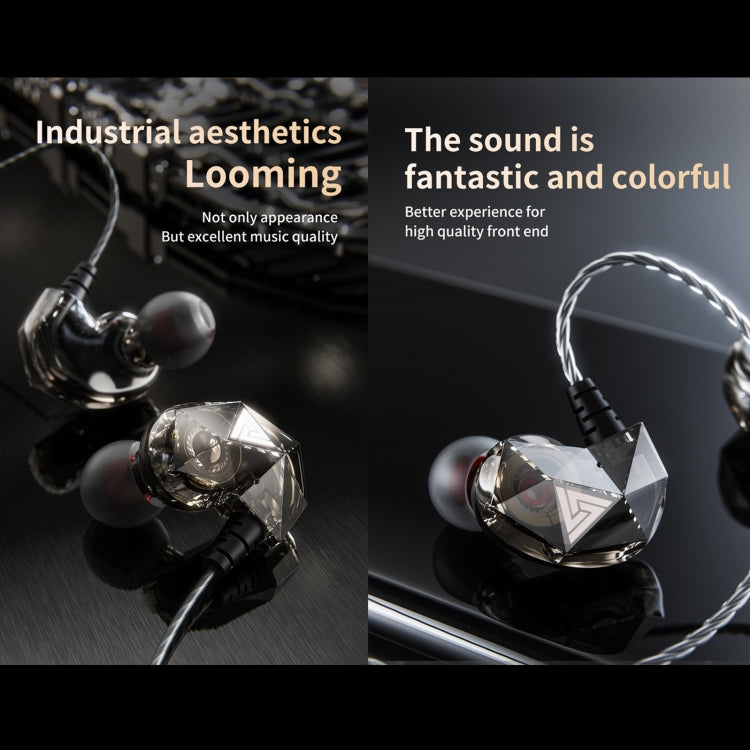 QKZ AK2 Sports In-ear Wired HiFi Sound Heavy Bass 3.5mm Earphone with Mic