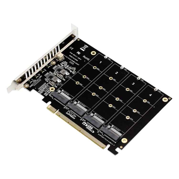 PH44 NVME 4 Disk Array Card PCI-E Signal Split Array Card