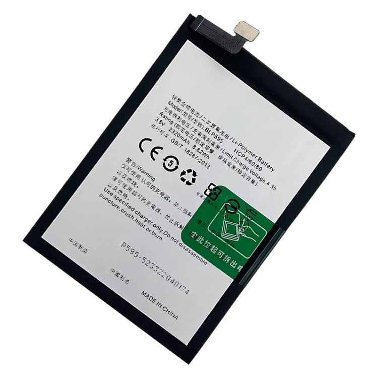 BLP855 4500 mAh Li-Polymer Battery Replacement For OPPO Reno6 Pro 5G / K9 Pro