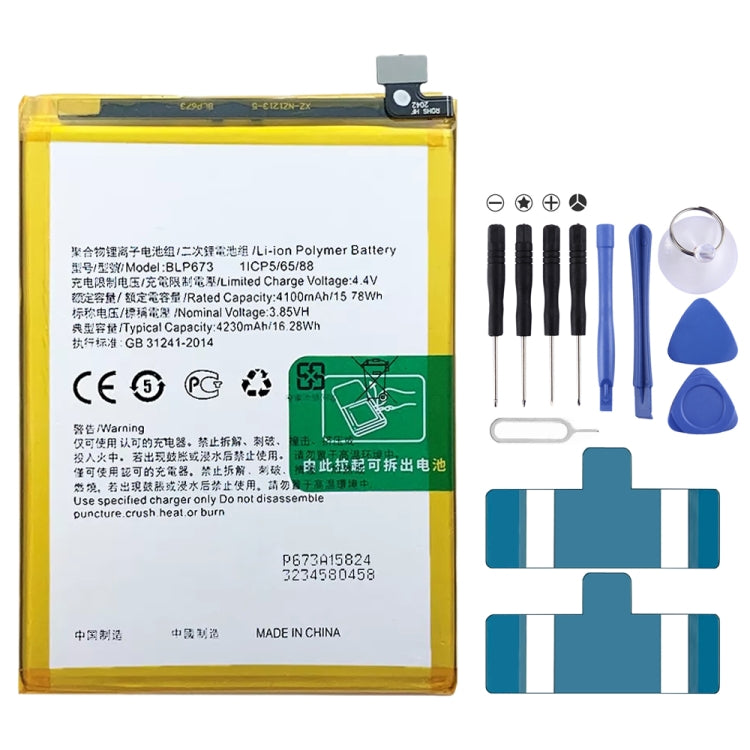 BLP855 4500 mAh Li-Polymer Battery Replacement For OPPO Reno6 Pro 5G / K9 Pro