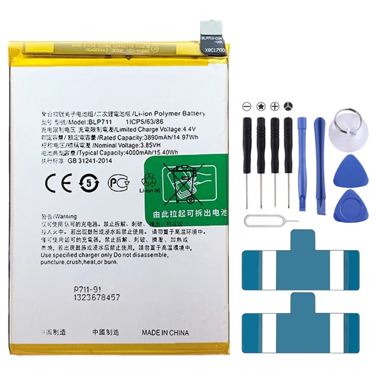 BLP855 4500 mAh Li-Polymer Battery Replacement For OPPO Reno6 Pro 5G / K9 Pro