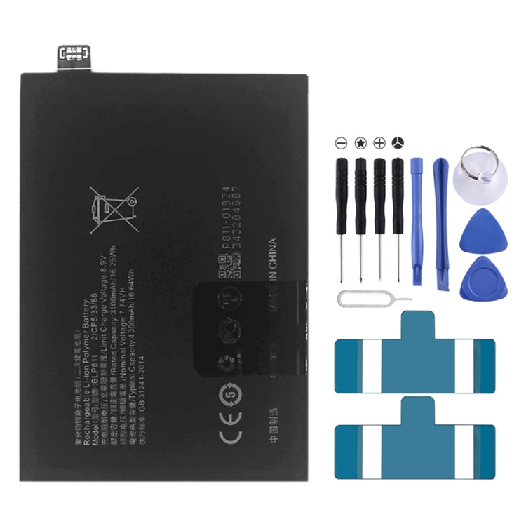 BLP855 4500 mAh Li-Polymer Battery Replacement For OPPO Reno6 Pro 5G / K9 Pro
