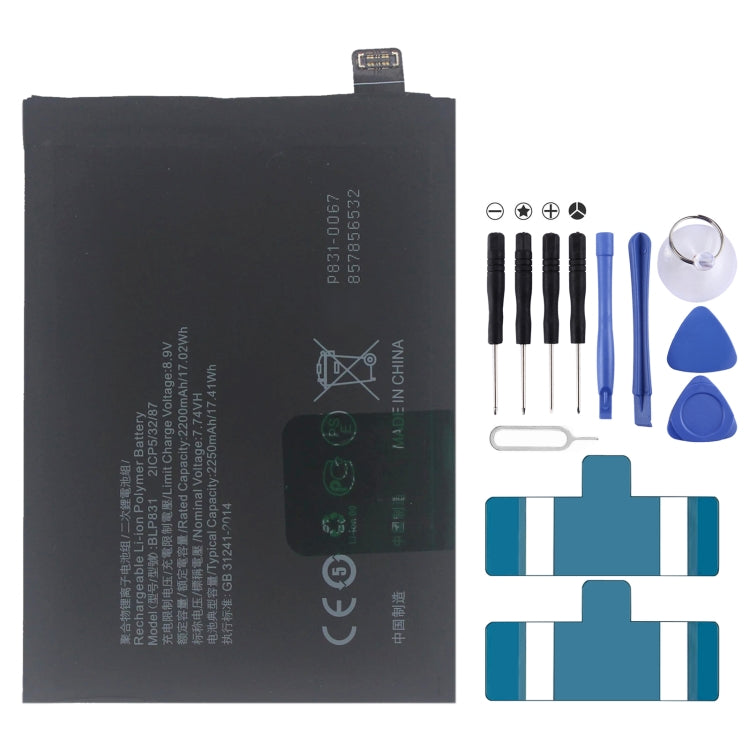 BLP855 4500 mAh Li-Polymer Battery Replacement For OPPO Reno6 Pro 5G / K9 Pro