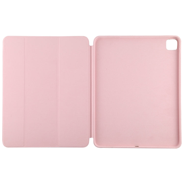 3-fold Horizontal Flip Smart Leather Case with Sleep / Wake-up Function & Holder, For iPad Pro 11 inch (2020/2021), For iPad Pro 11 inch (2020), For iPad Pro 12.9 inch (2020/2021), For iPad Pro 12.9 inch (2020)