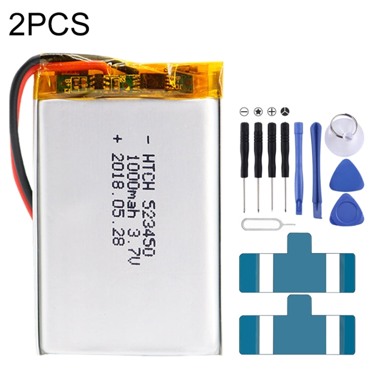 2 PCS Li-Polymer Battery Replacement