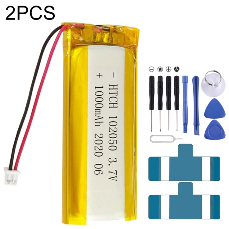 2 PCS Li-Polymer Battery Replacement