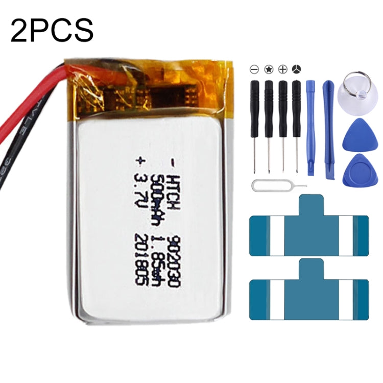 2 PCS Li-Polymer Battery Replacement