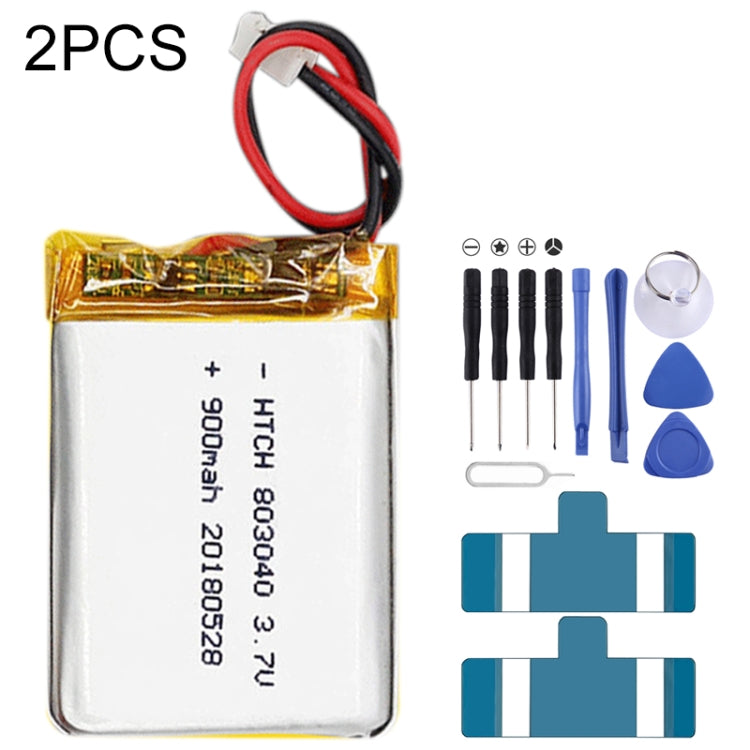 2 PCS Li-Polymer Battery Replacement
