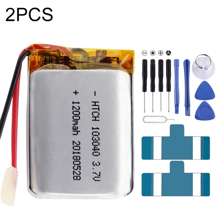 2 PCS Li-Polymer Battery Replacement
