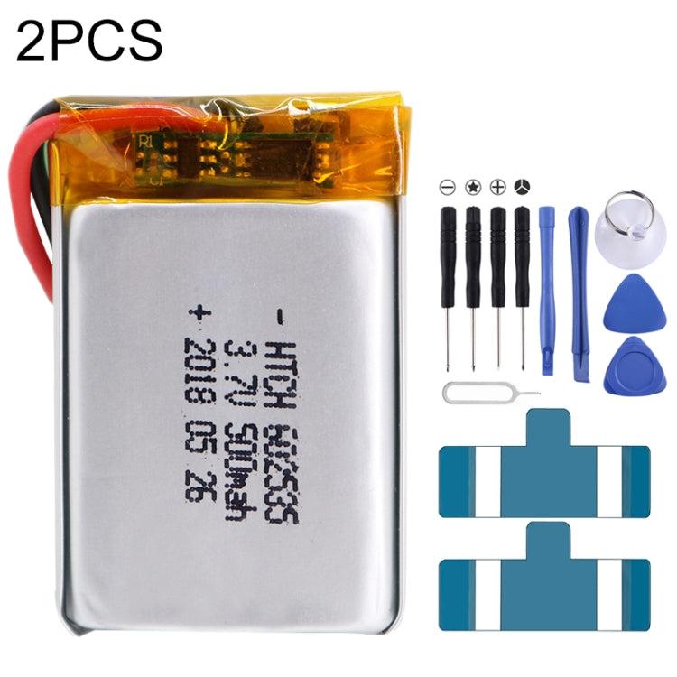 2 PCS Li-Polymer Battery Replacement