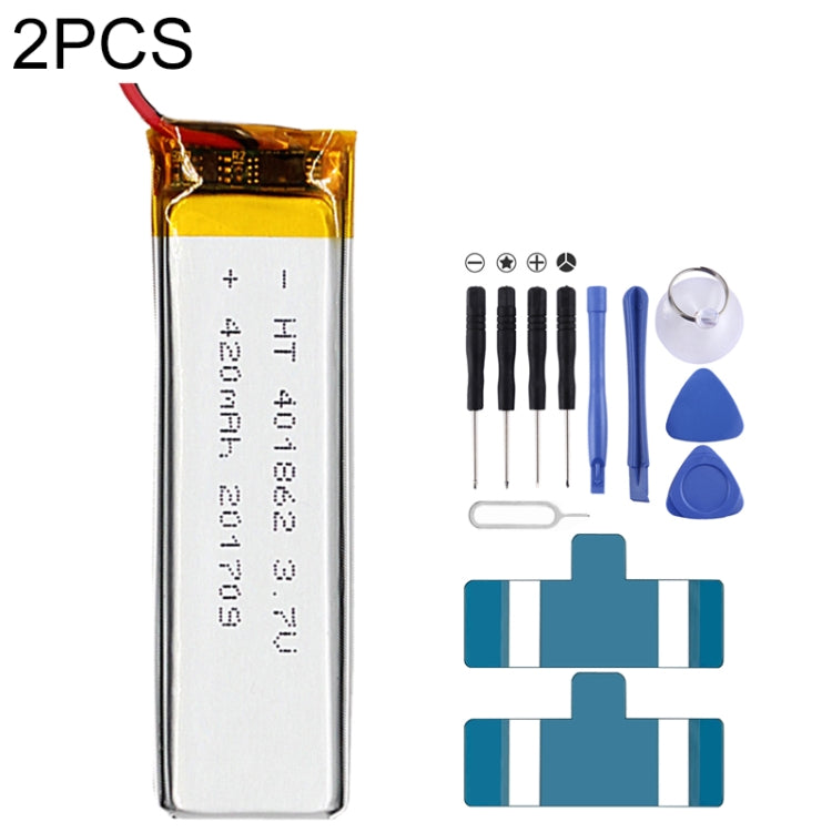 2 PCS Li-Polymer Battery Replacement