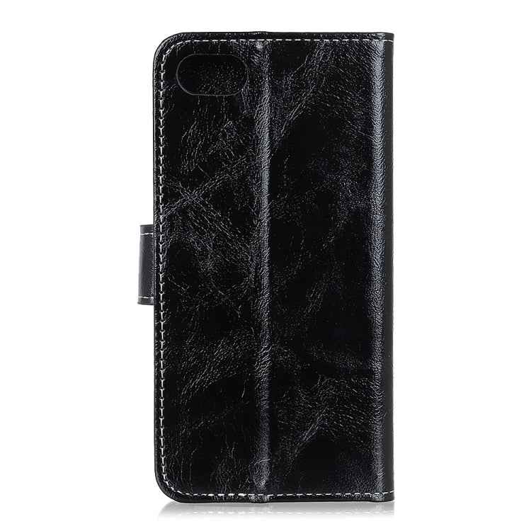 Vintage Crazy Horse PU + + Left and Right Leather Case with Photo Frame & Bracket & Front and Back Buckle