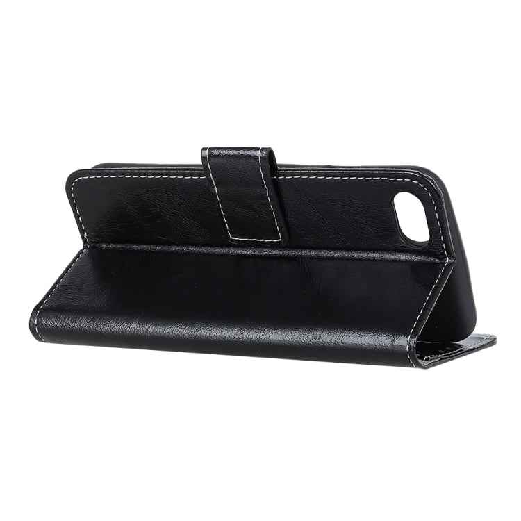 Vintage Crazy Horse PU + + Left and Right Leather Case with Photo Frame & Bracket & Front and Back Buckle