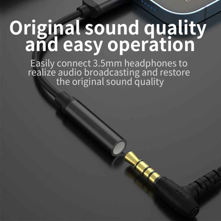 CVJ CM1 8 Pin Male to 3.5mm Female Earphone Audio Adapter