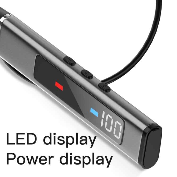 k18 Wireless Bluetooth Neck-mounted Magnetic Noise Cancelling Earphone with Digital Display Function