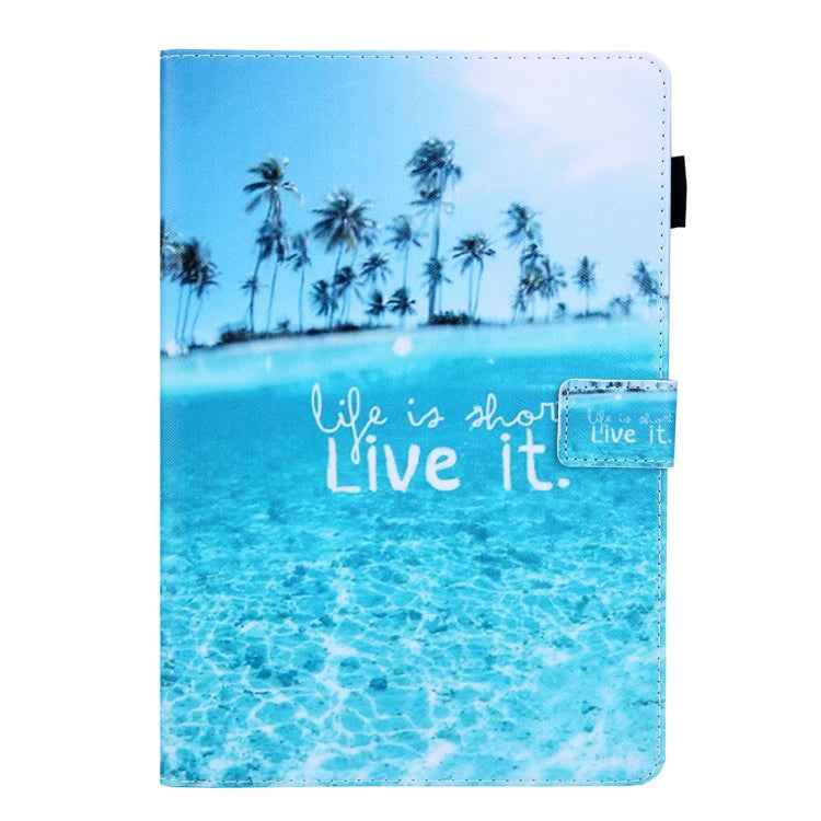 For iPad Pro 11 (2020) & (2018) Painted Pattern Tablet PC Protective Leather Case with Bracket & Card Slot & Photo Holder