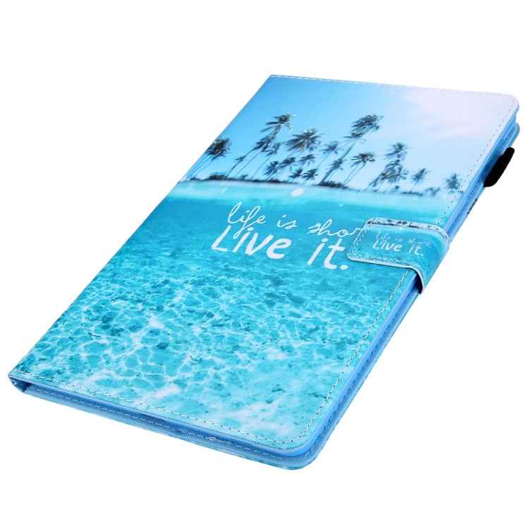 For iPad Pro 11 (2020) & (2018) Painted Pattern Tablet PC Protective Leather Case with Bracket & Card Slot & Photo Holder