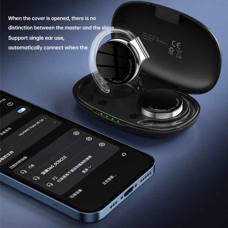 T&G F2 Ear Mount Waterproof Wireless Bluetooth Noise Cancelling Earphone