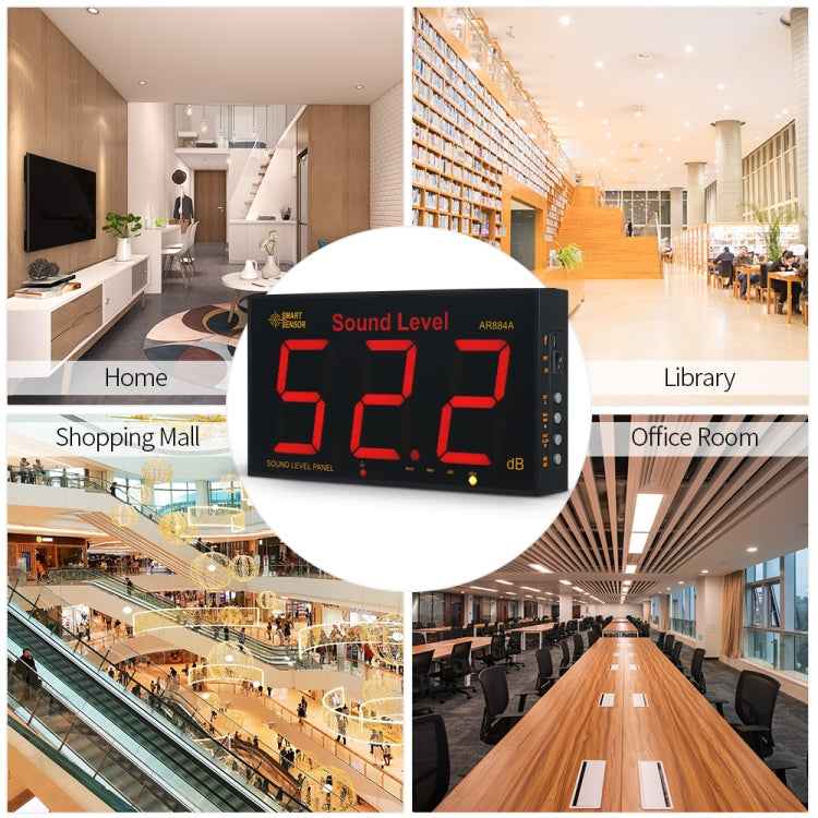 SmartSensor AR884A Smart Wall Mounted Sound Level Meter