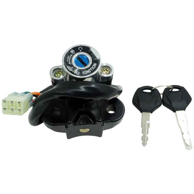 Motorcycle Ignition Switch Key Electric Door Lock For GSXR600 7500 GSF600 1200