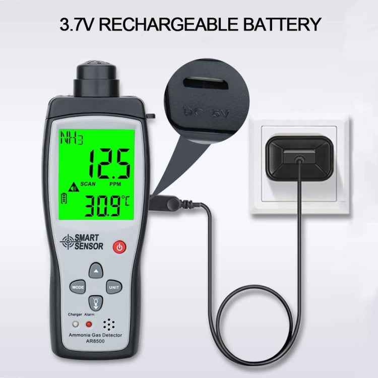 SmartSensor AR8500 Handheld Ammonia Gas NH3 Detector Meter