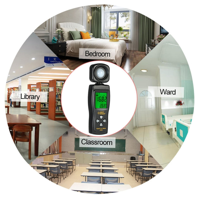 SmartSensor AS803 Handheld Digital Lux Meter