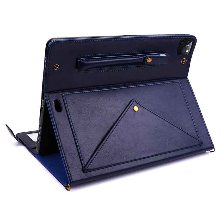Envelope Horizontal Flip PU Leather Case with Card Slots & Pen Slots & Holder & Wallet & Photo Frame & Shoulder Strap