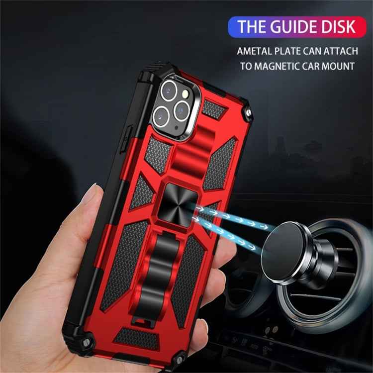 Armor Shockproof TPU + PC Magnetic Protective Case with Holder