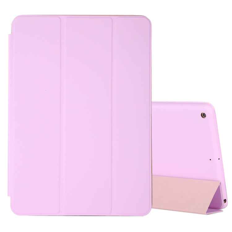Horizontal Flip Smart Leather Case with Three-folding Holder