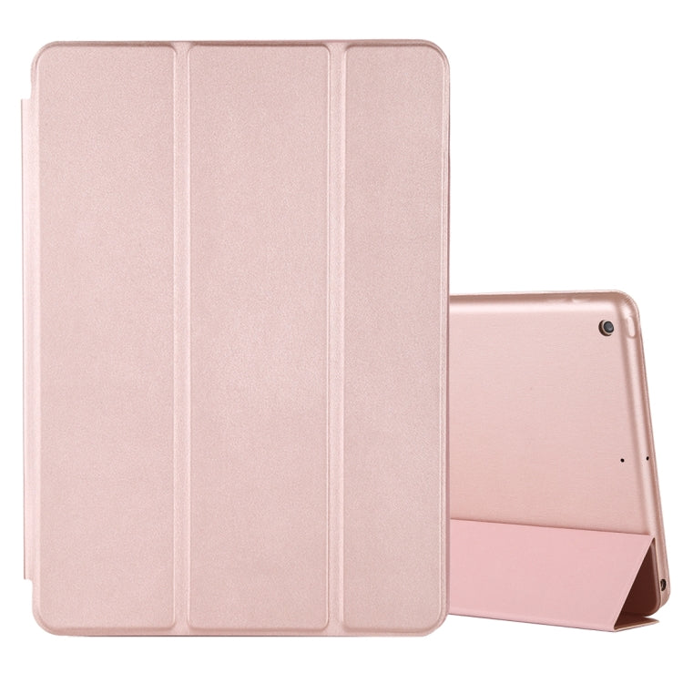 Horizontal Flip Smart Leather Case with Three-folding Holder