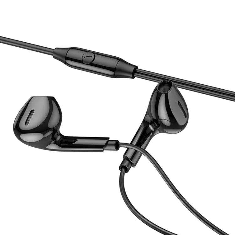 Borofone BM71 1.2m Light Song Universal 3.5mm Wired Earphones with Mic, 3.5mm