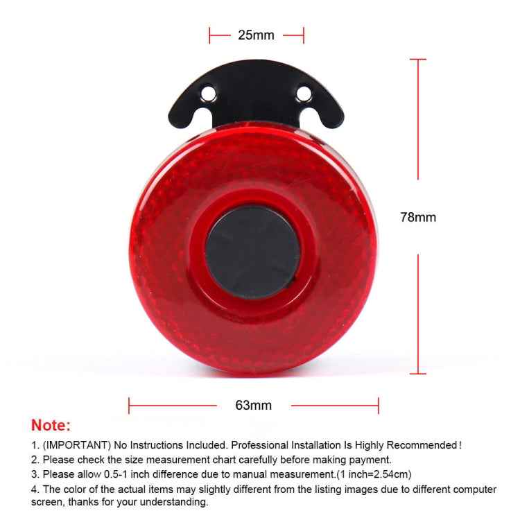 12-24V Car Reversing Horn with LED Light