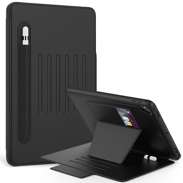 Multifunctional Tablet PC Protective Leather Case with Bracket & Card Slots & Pen Slot & Wake-up / Sleep Function, For iPad 10.2, For iPad 9.7