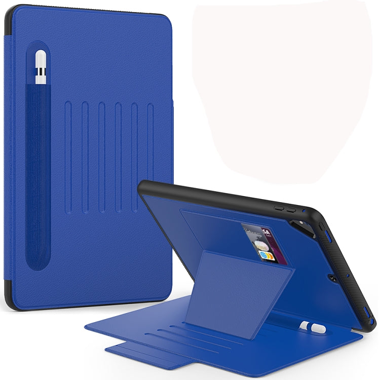 Multifunctional Tablet PC Protective Leather Case with Bracket & Card Slots & Pen Slot & Wake-up / Sleep Function, For iPad 10.2, For iPad 9.7