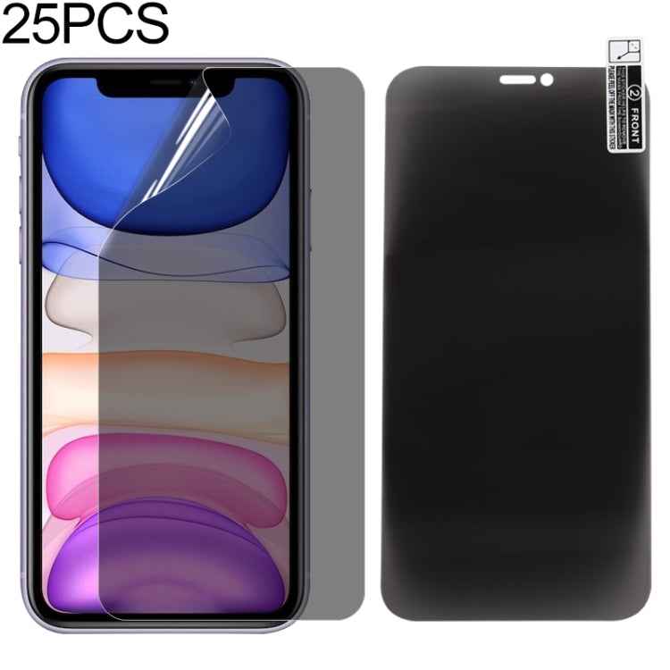 25 PCS 0.1mm 2.5D Full Cover Anti-spy Screen Protector Explosion-proof Hydrogel Film