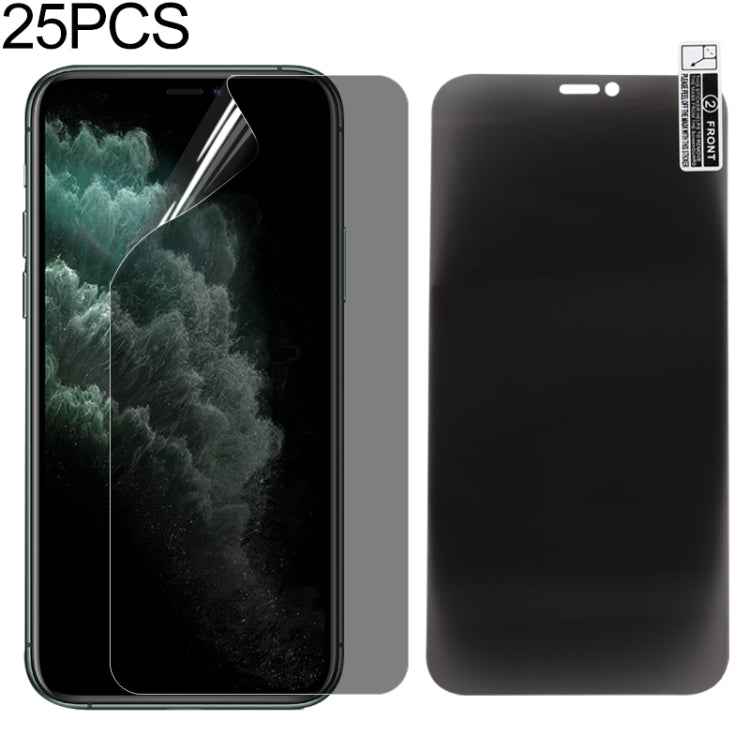 25 PCS 0.1mm 2.5D Full Cover Anti-spy Screen Protector Explosion-proof Hydrogel Film