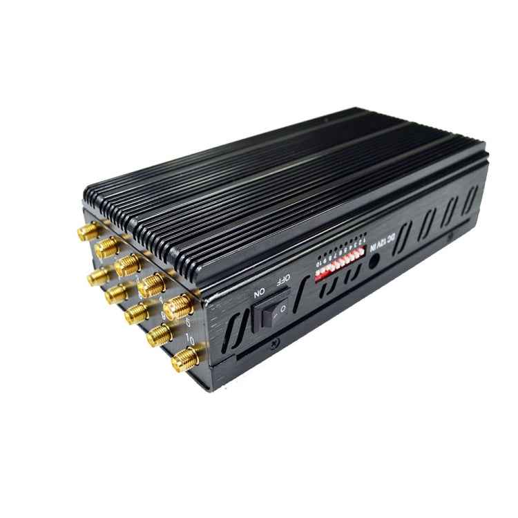 JAX-121A-10B 2G/3G/4G/WIFI/GPS/LOJACK 10 Antennas Mobile Signal Jammer