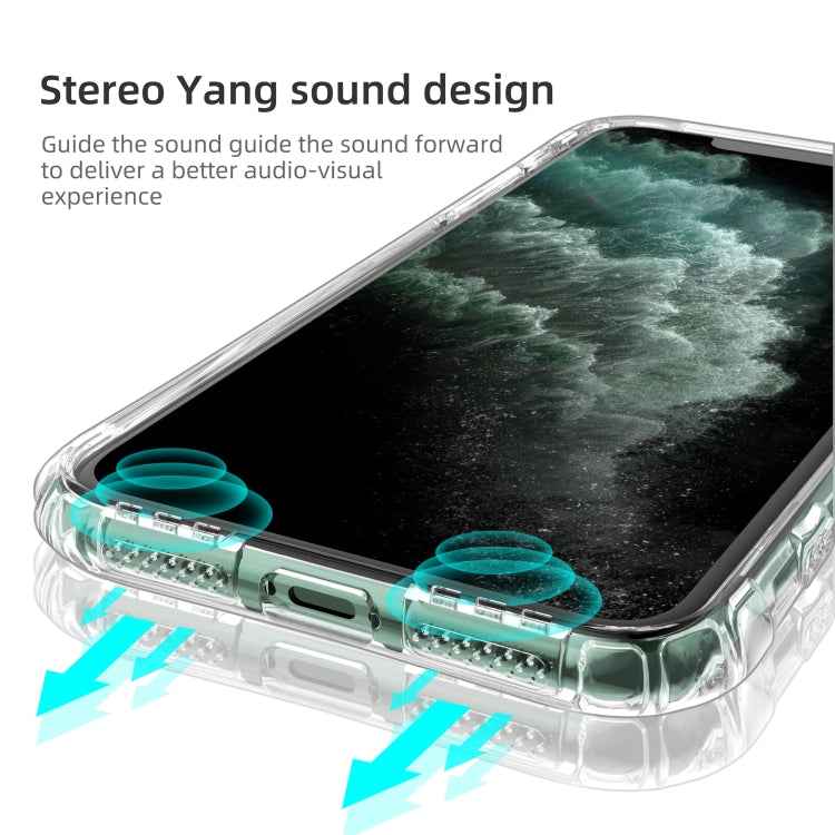 Sound Conversion Hole Transparent TPU Airbag Shockproof Case