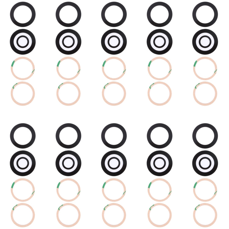 10 PCS Back Camera Lens