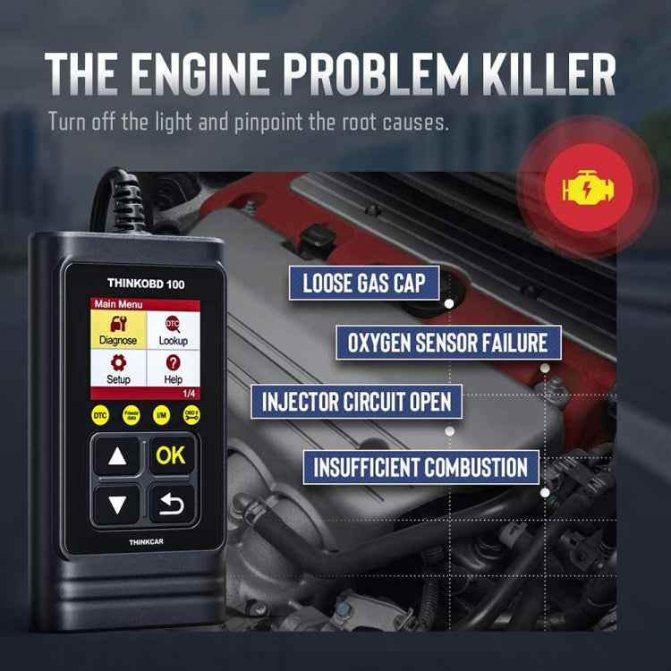 THINKCAR THINKOBD 100 OBD2 Car Scanner OBDII Diagnostic Tool, THINKOBD