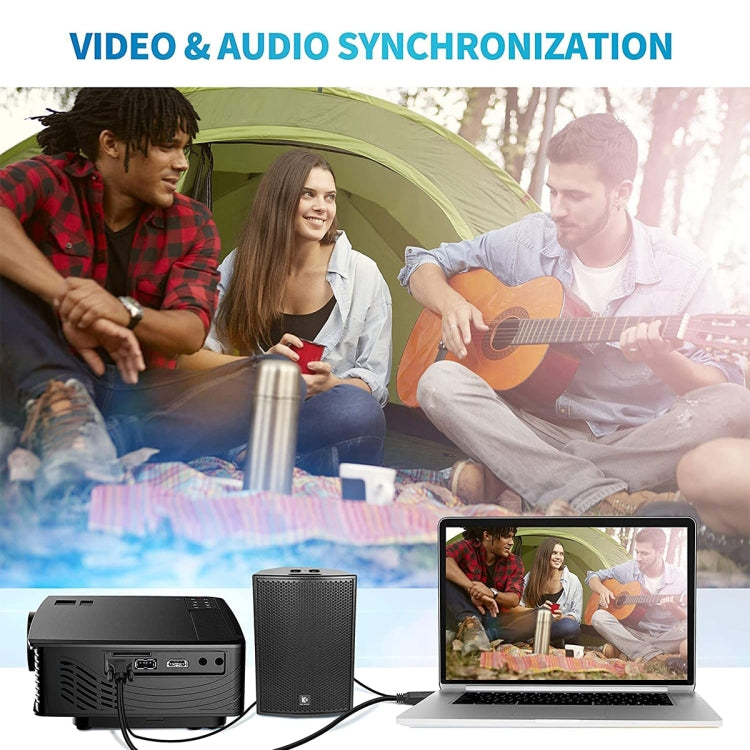 HDMI to VGA Adapter Cable with Audio, Length 1.8m, HDMI to VGA