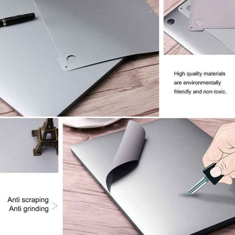 4 in 1 Upper Cover Film + Bottom Cover Film + Full-support Film + Touchpad Film Laptop Body Protective Film Sticker