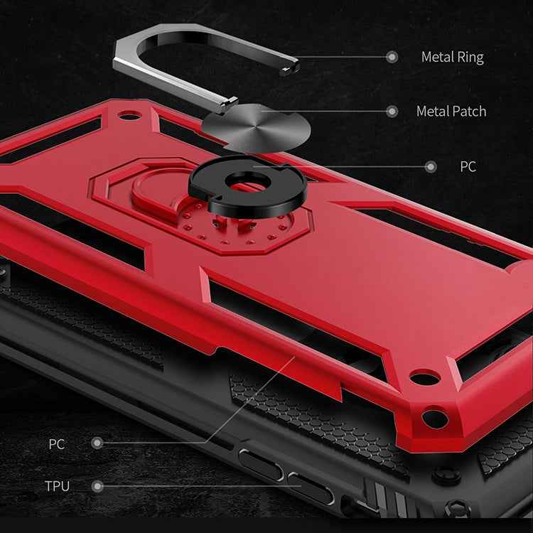 Shockproof TPU + PC Protective Case with 360 Degree Rotating Holder