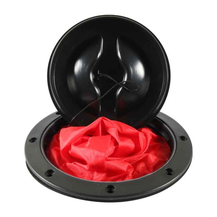 A6651-01 Universal 6 inch Round Deck Hatch Cover with Red Mesh Pocket