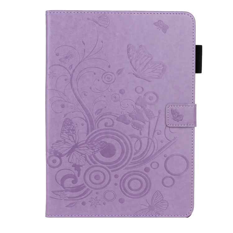 Butterflies Embossing Pattern Horizontal Flip Leather Case with Holder & Card Slot