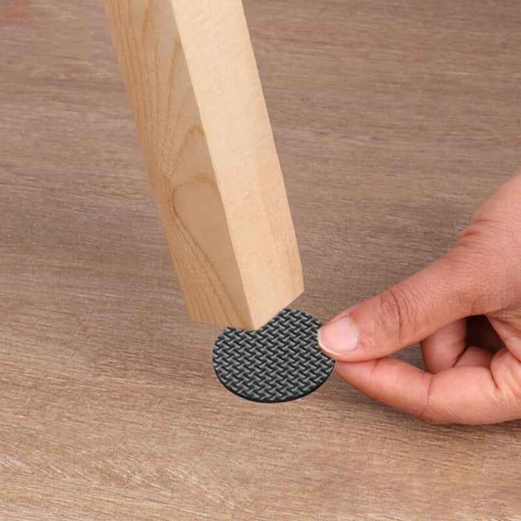 2pcs 46mm Round Plaid EVA Table Sofa Slip-proof Noise-reducing Foot Pads