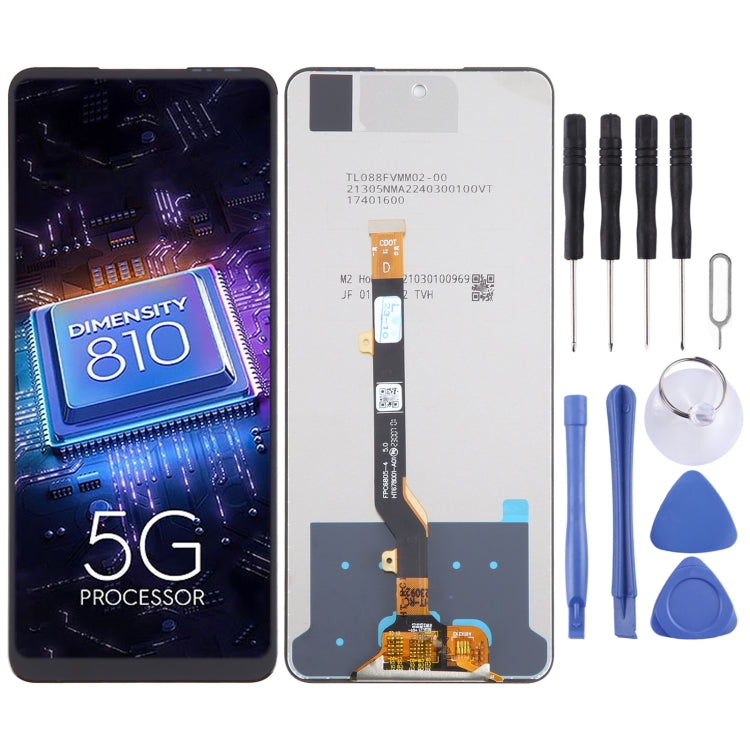 Écran LCD OEM pour Tecno Pova 4 LG7n avec numériseur complet, pour Tecno Pop 6 BE7, pour Tecno Spark 9 Pro, pour Tecno Spark 9 KG5p / Spark 9T KH6, pour Tecno Camon 19 CI6n, pour Tecno Pova Neo 5G, pour Tecno Pova 4 LG7n / Pova Neo 2 LG6n ...